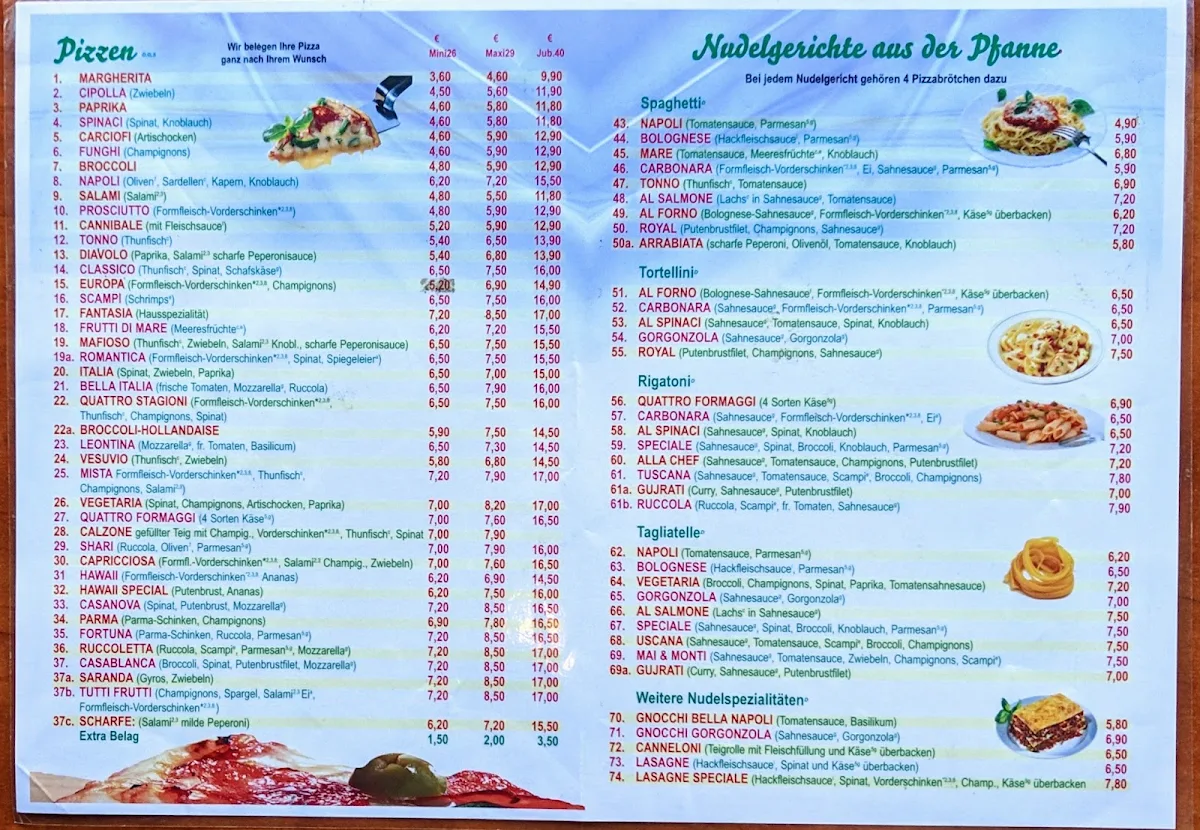Speisekarte photo 2