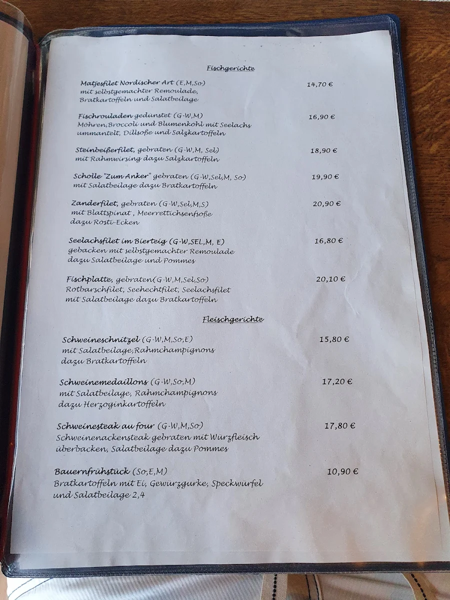 Speisekarte photo 2