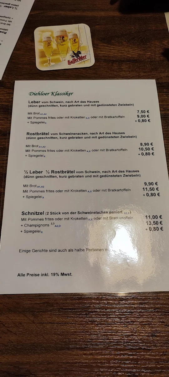 Speisekarte photo 1