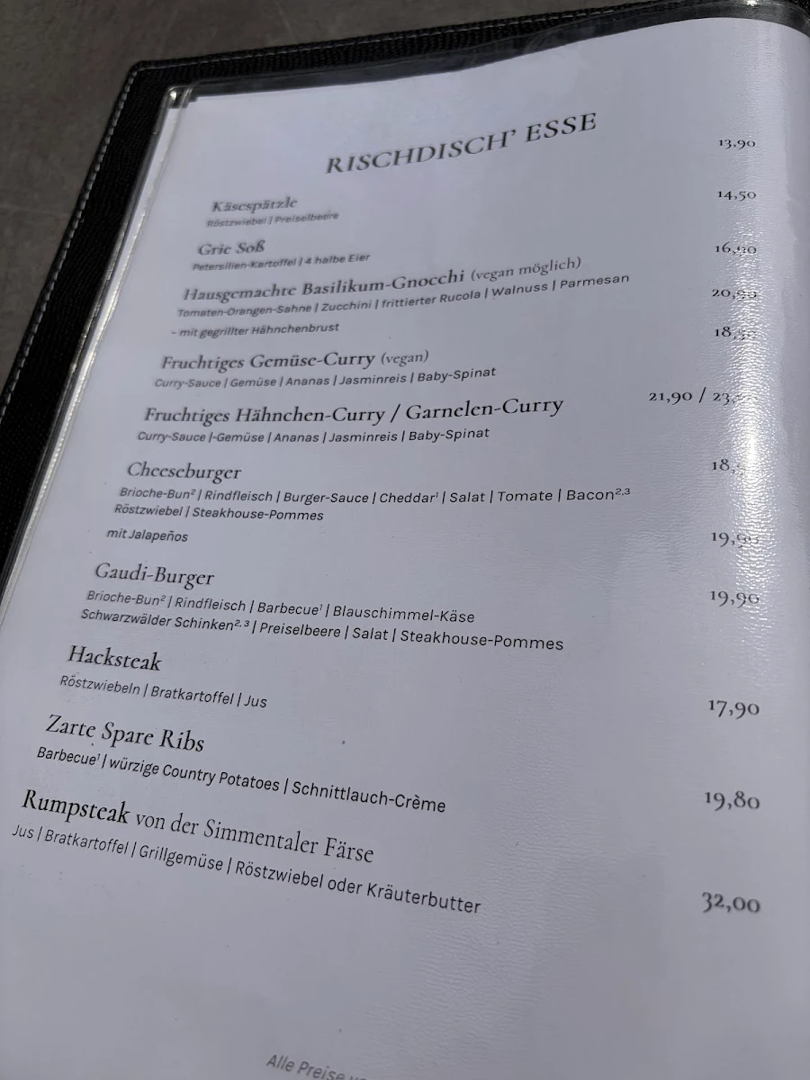 Speisekarte photo 1