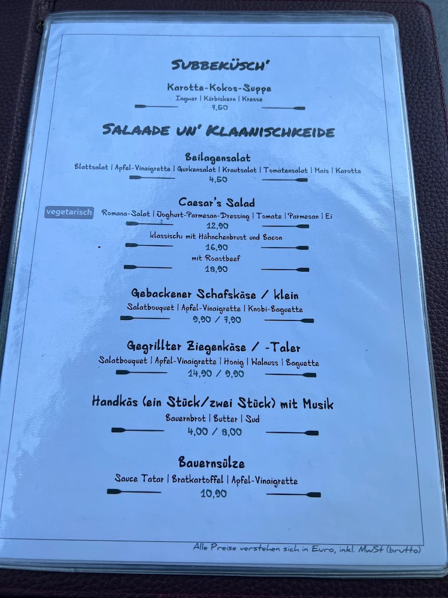 Speisekarte photo 5