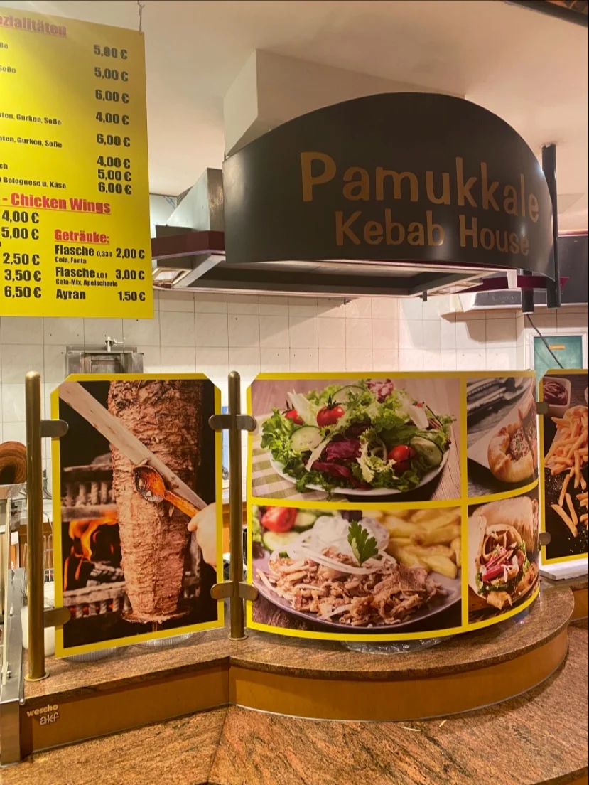 Speisekarte, Pamukkale Kebab House
