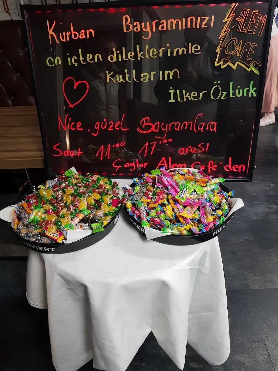 Speisekarte, Alem Café 1/2