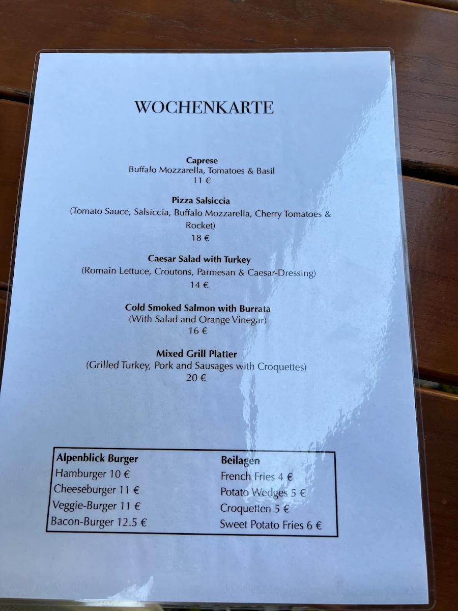 Speisekarte photo 2