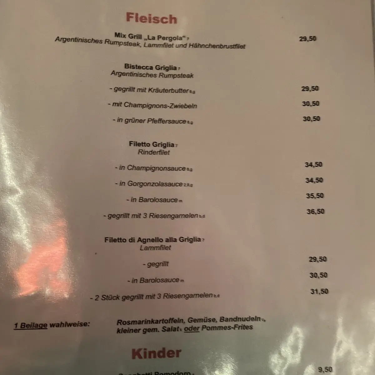 Speisekarte photo 3