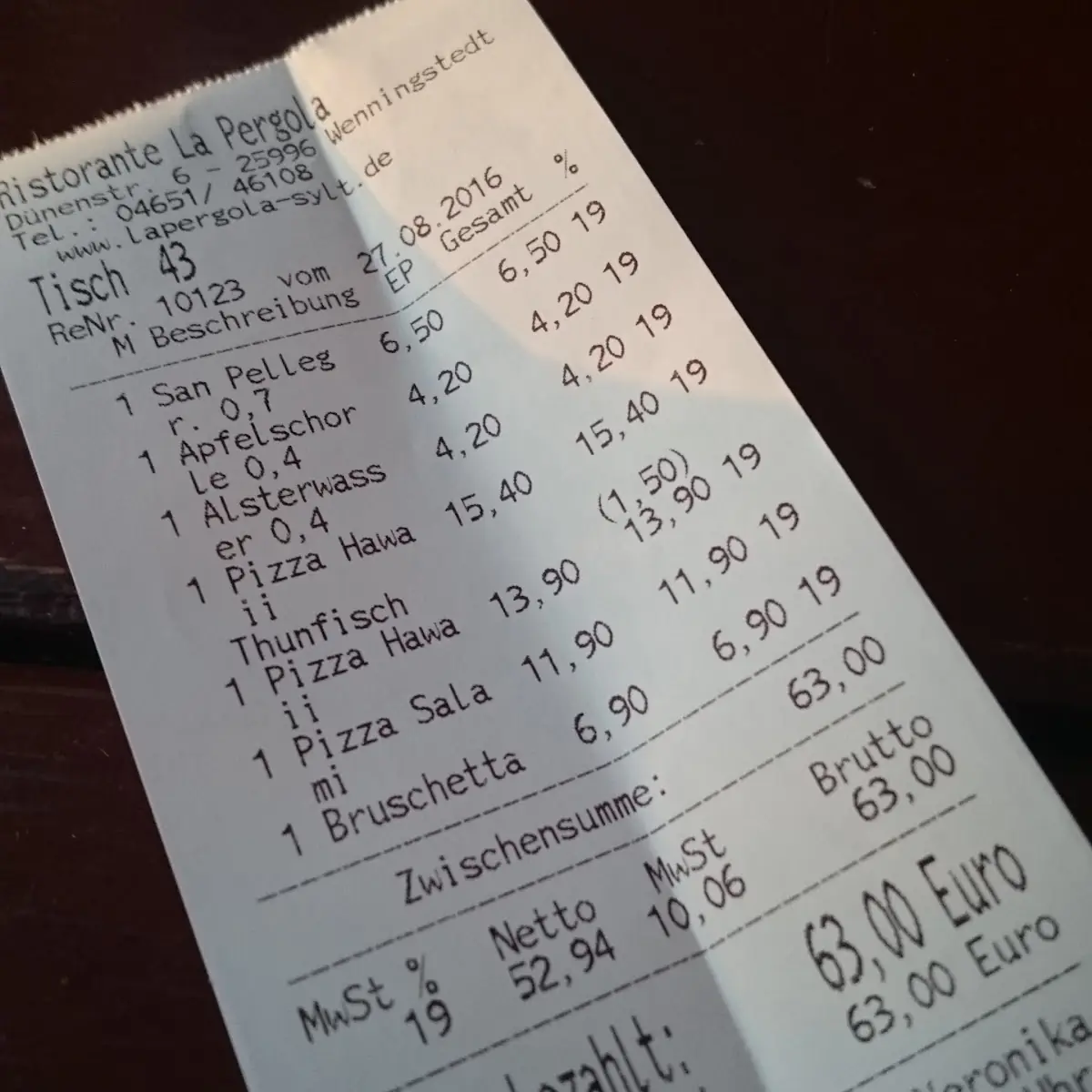 Speisekarte photo 5