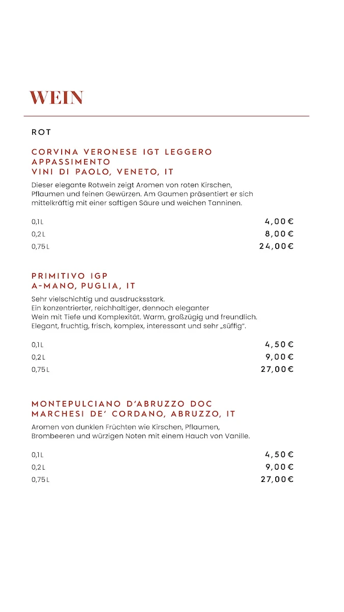 Speisekarte photo 3