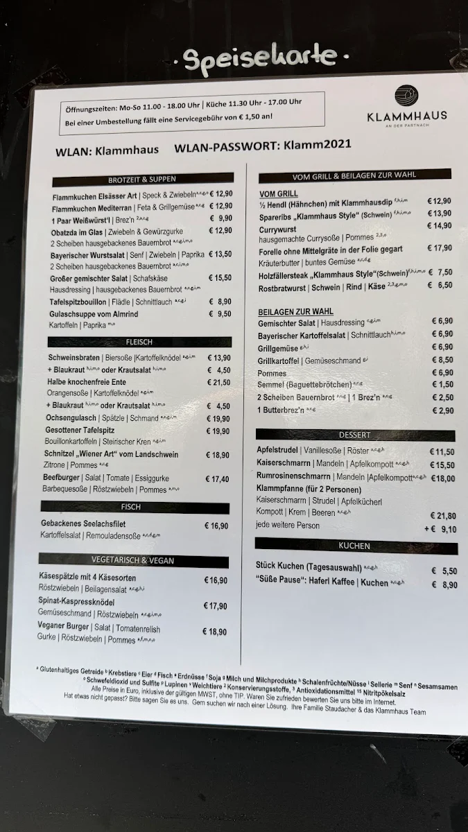 Speisekarte photo 2