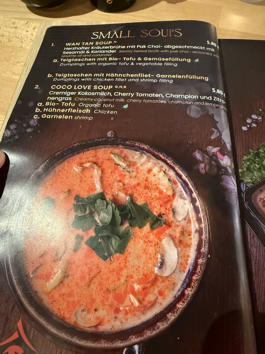 Speisekarte, Vina Haus Vietnamesisches Restaurant & Sushi