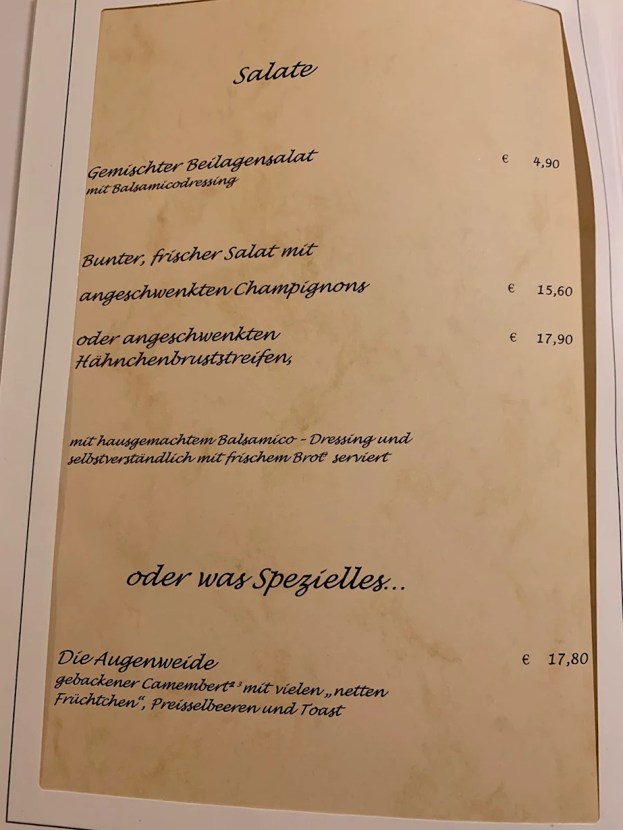 Speisekarte photo 2