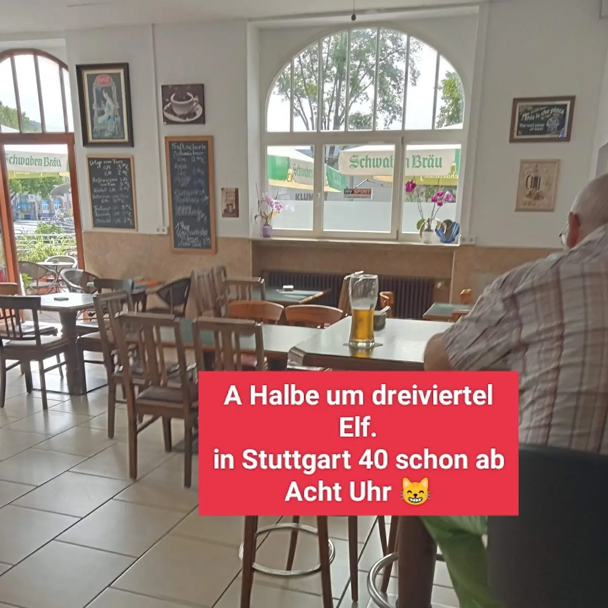 Atmosphäre, Brezel und Bier