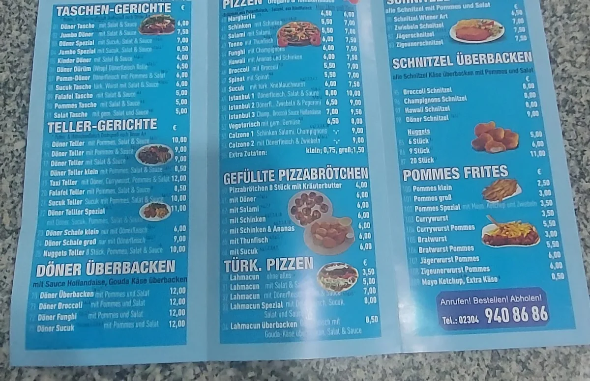 Speisekarte photo 2