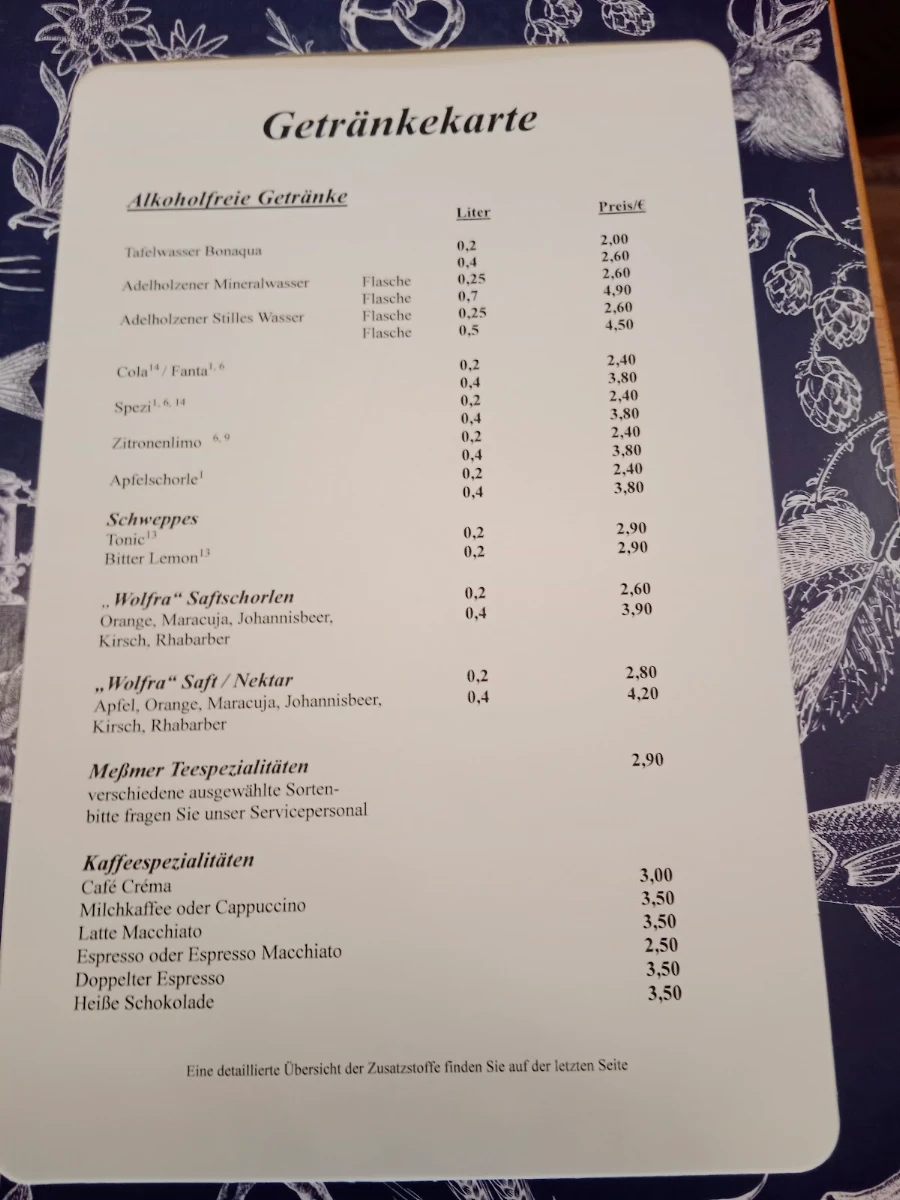 Speisekarte photo 5