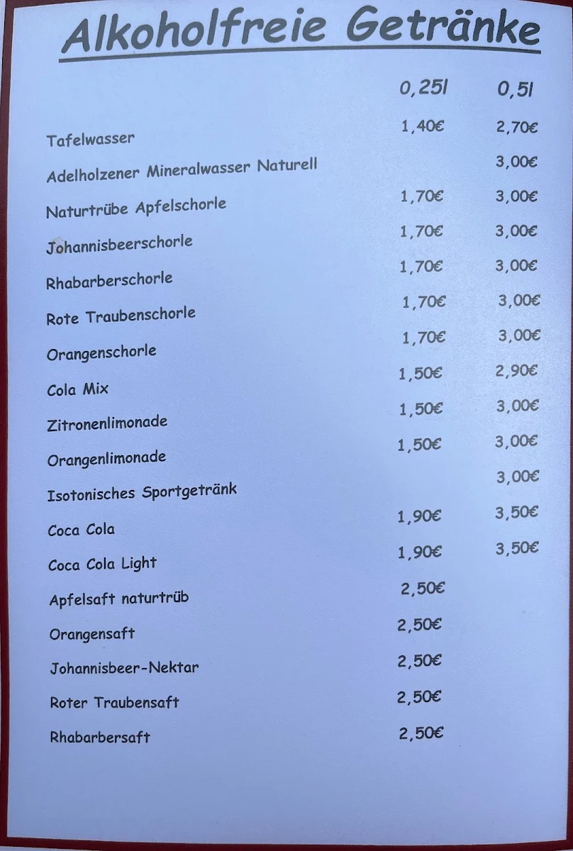 Speisekarte photo 1
