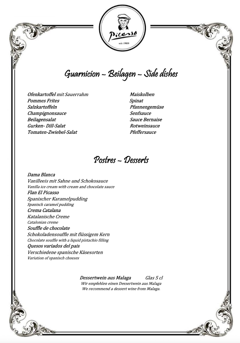 Speisekarte photo 3
