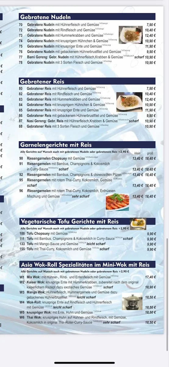 Speisekarte photo 5