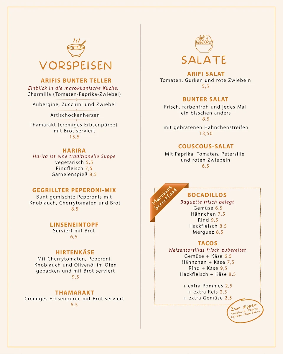 Speisekarte photo 1
