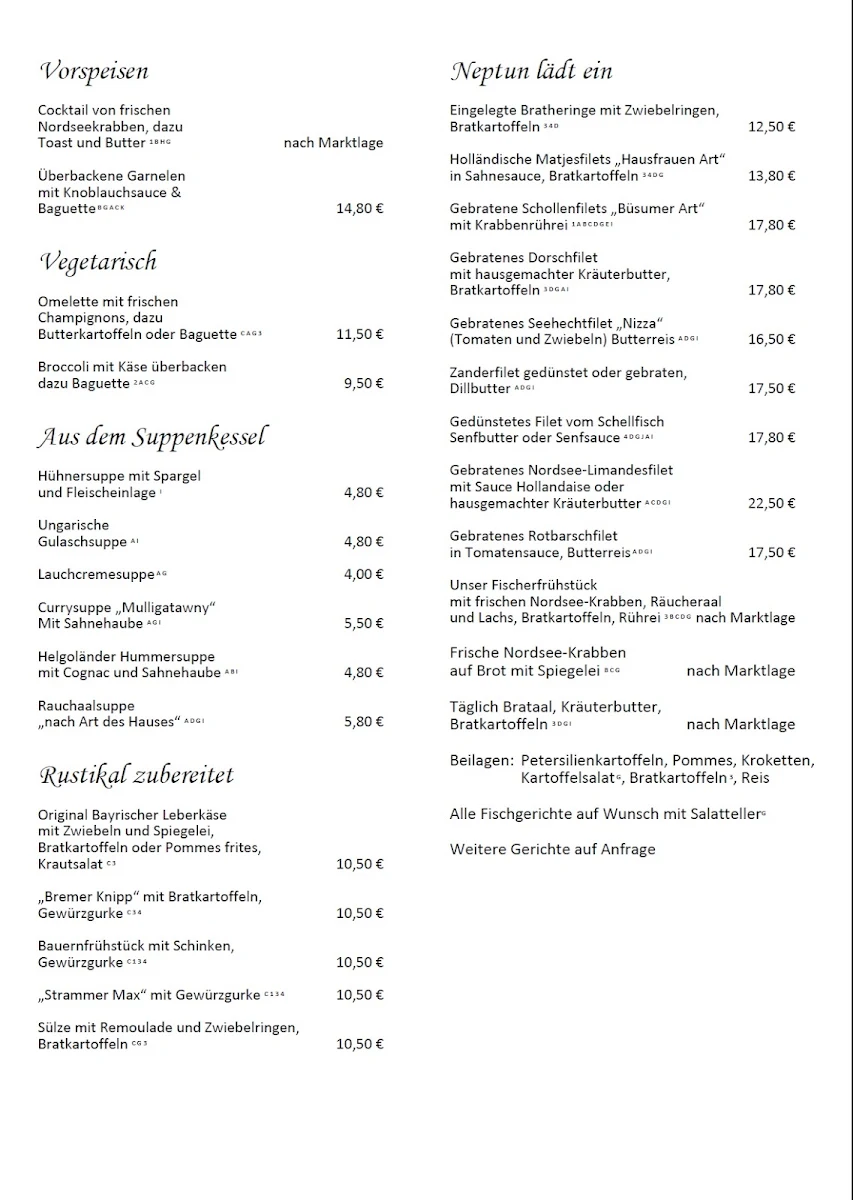 Speisekarte photo 2