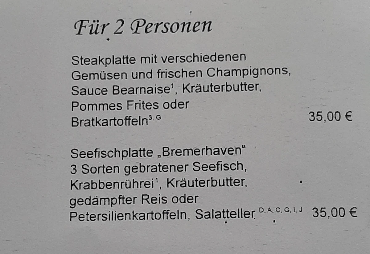 Speisekarte photo 3