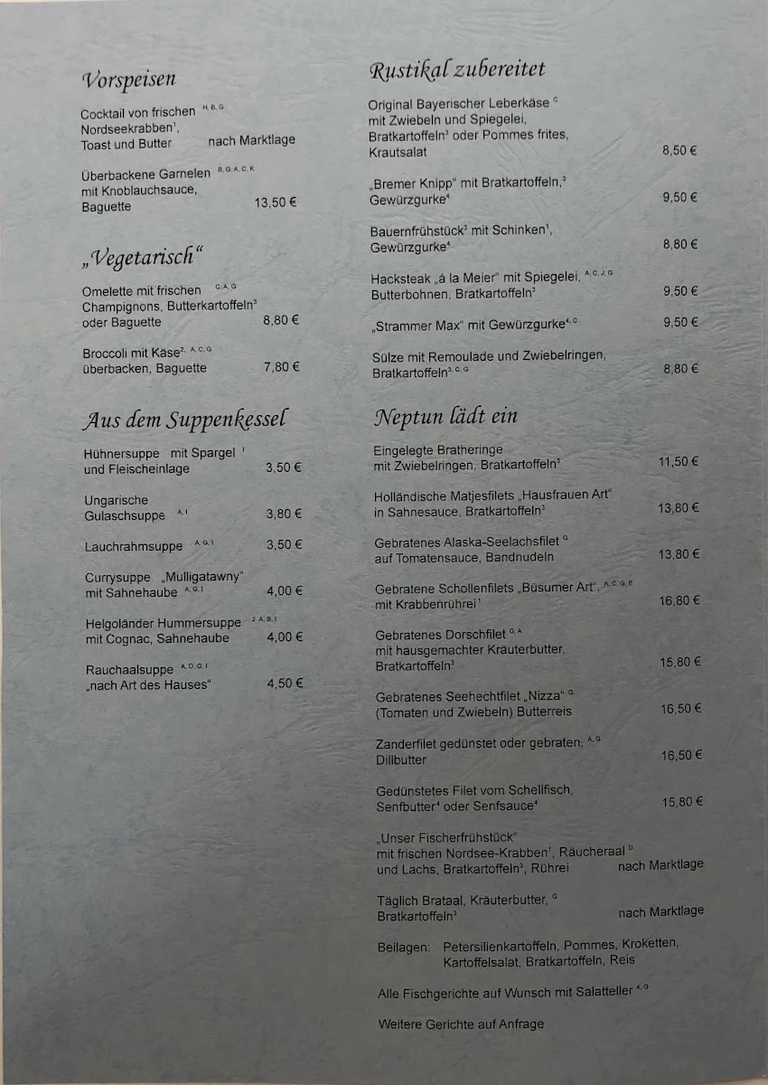 Speisekarte photo 4