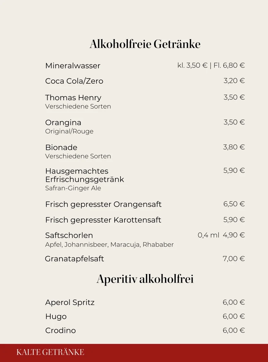 Speisekarte photo 2