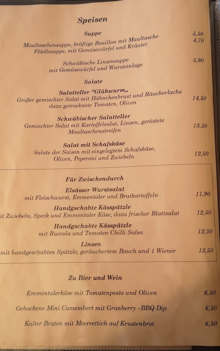Speisekarte photo 2
