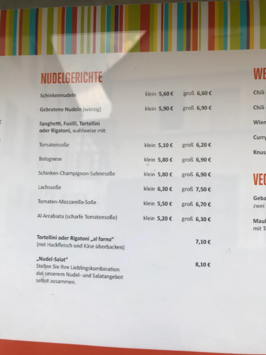 Speisekarte photo 1