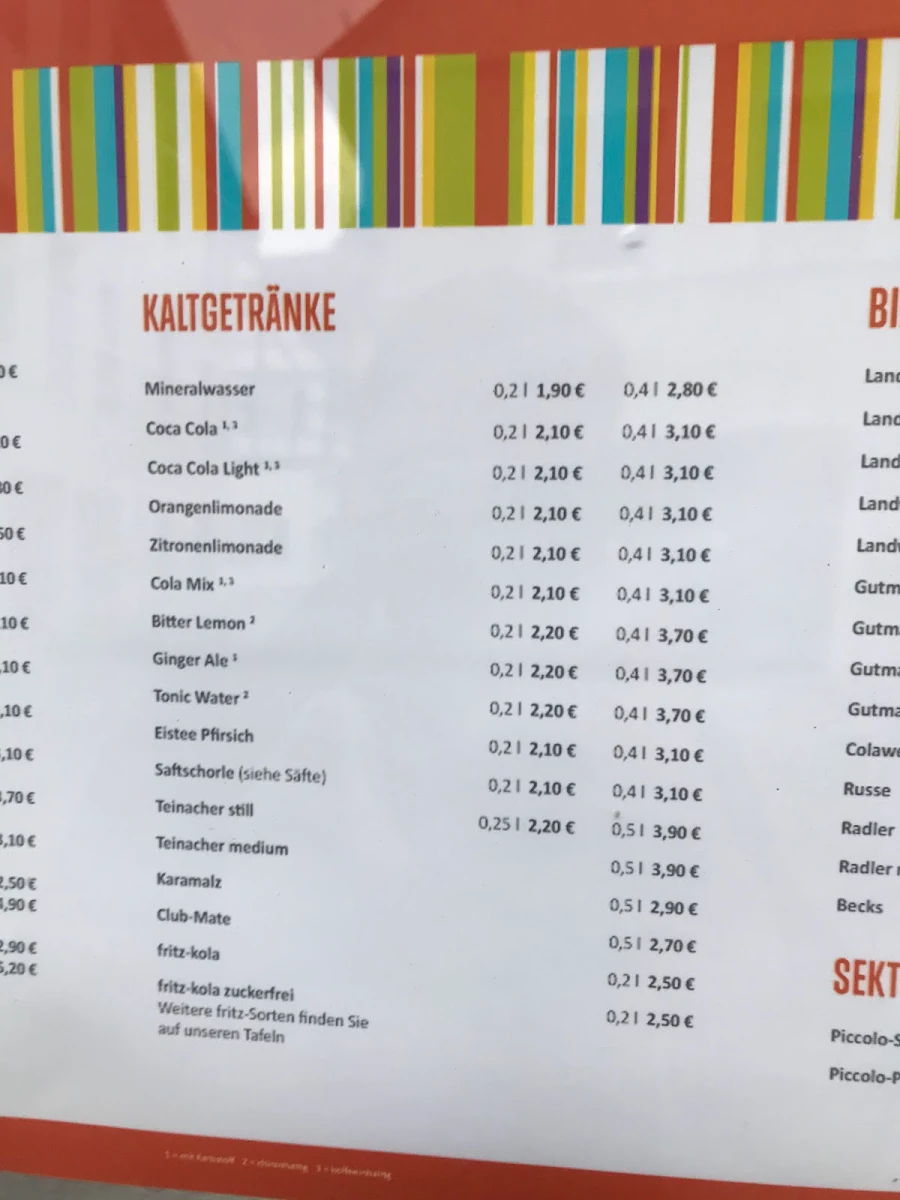 Speisekarte photo 6