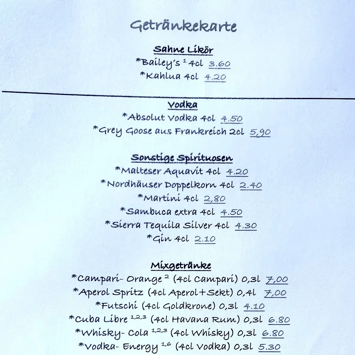 Speisekarte photo 3