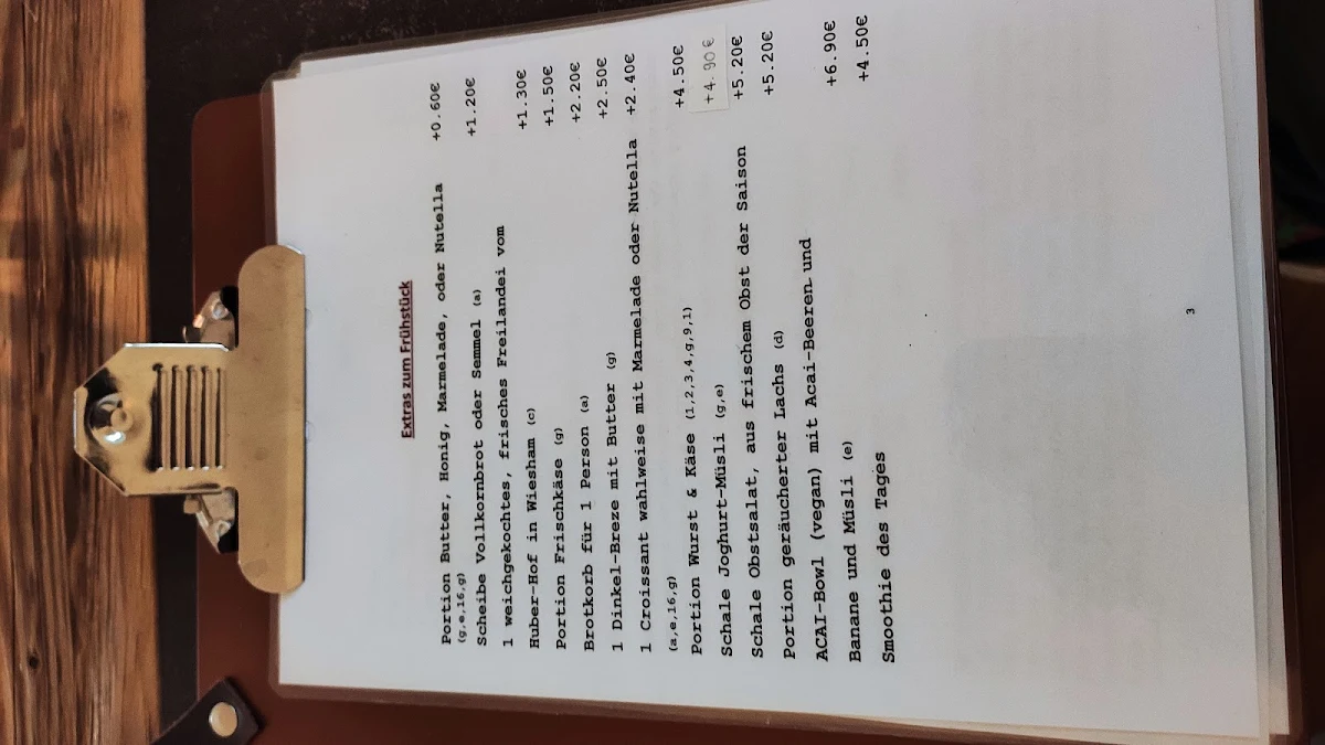 Speisekarte, Mala Cafe Bistro Weinbar