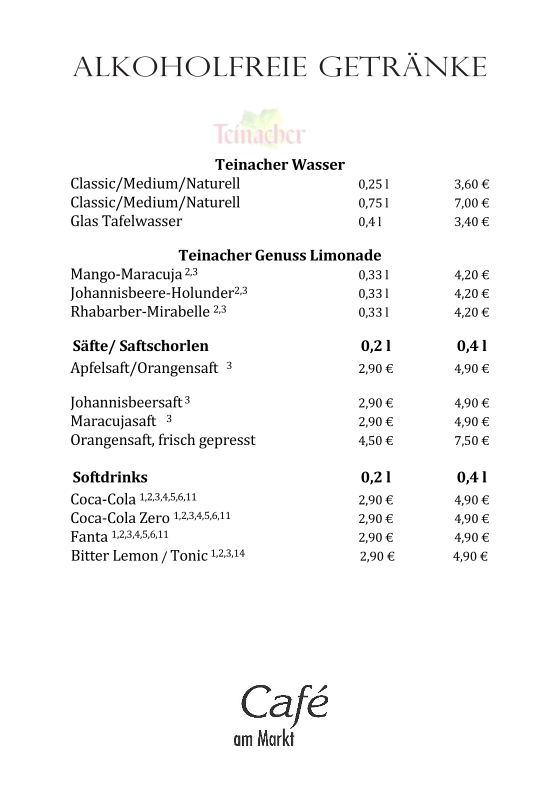 Speisekarte photo 1