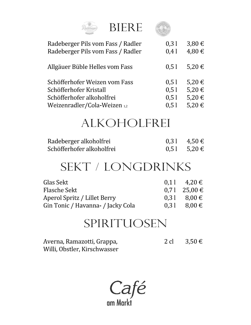 Speisekarte photo 4
