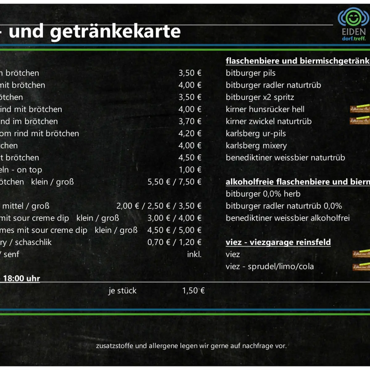 Speisekarte photo 2