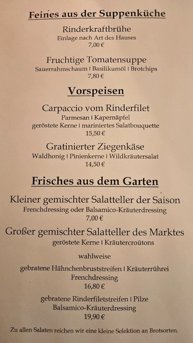 Speisekarte photo 2