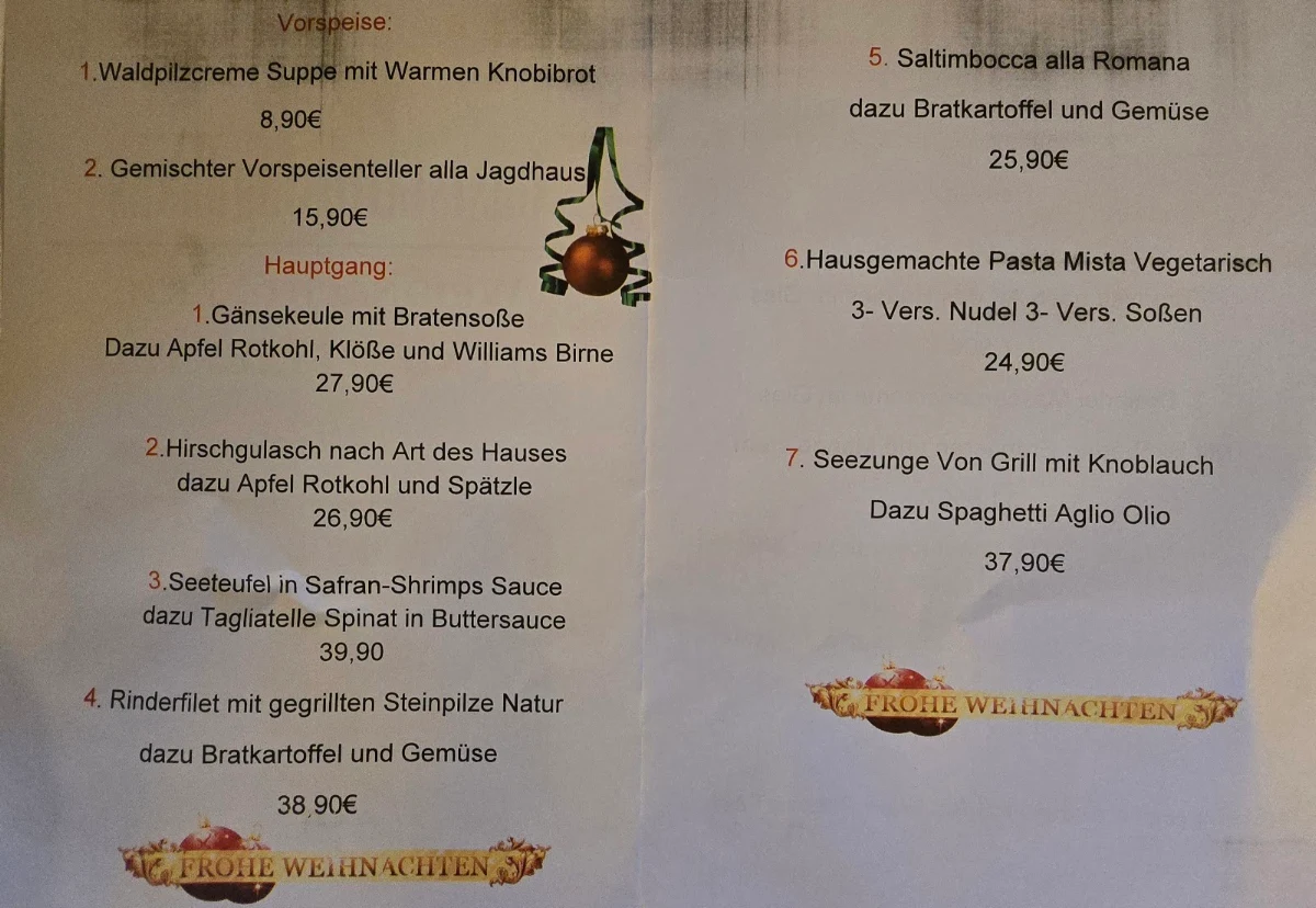 Speisekarte photo 5