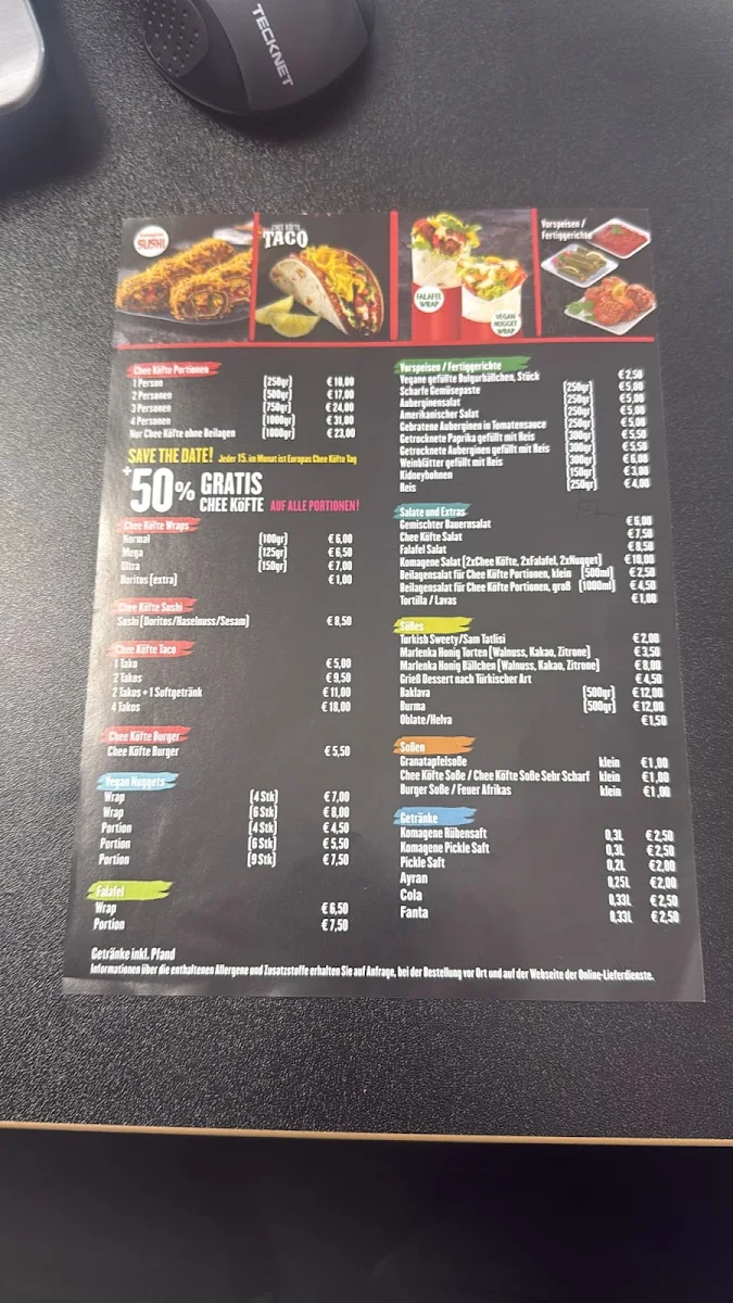 Speisekarte photo 1