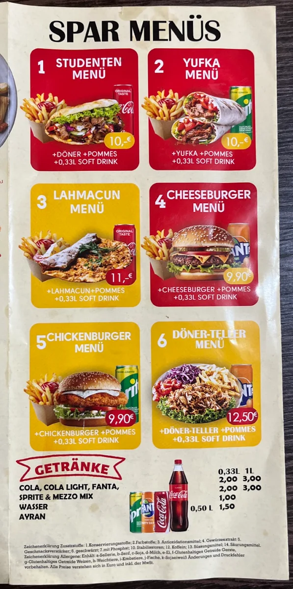 Speisekarte photo 1