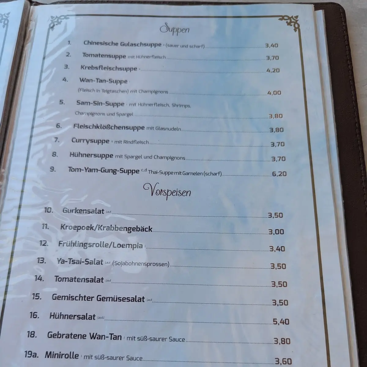 Speisekarte photo 2