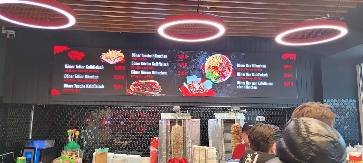 Speisekarte, ND DÖNER