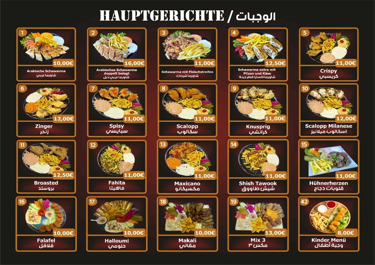 Speisekarte photo 2