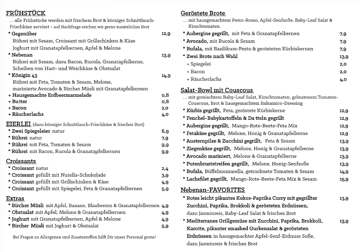 Speisekarte photo 3