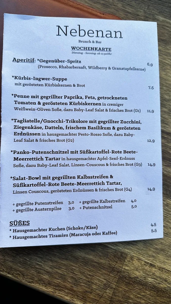 Speisekarte photo 9