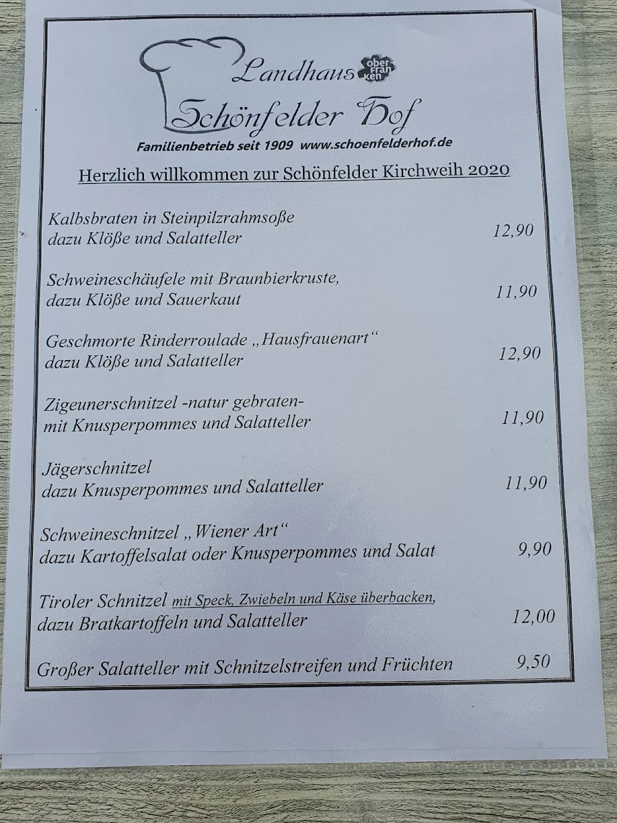 Speisekarte photo 2
