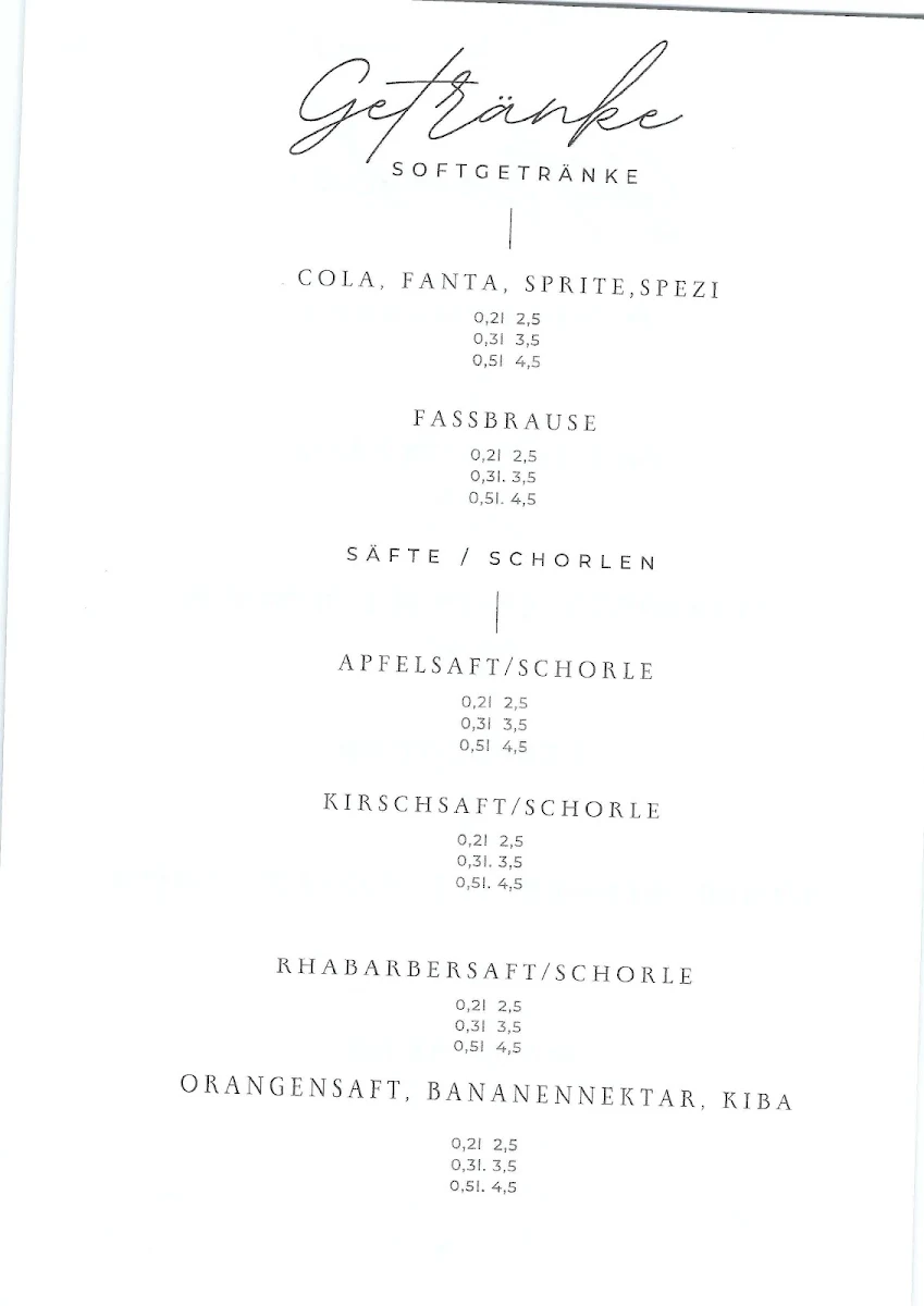 Speisekarte photo 2