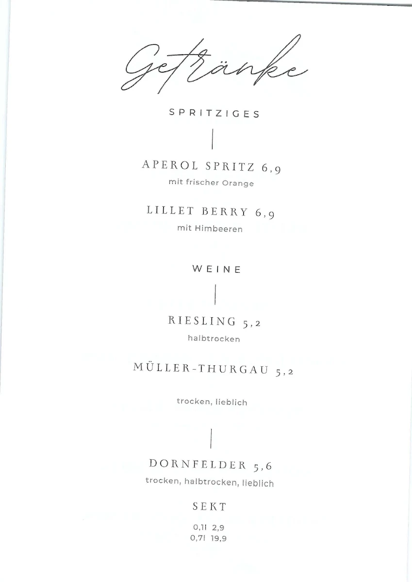 Speisekarte photo 3