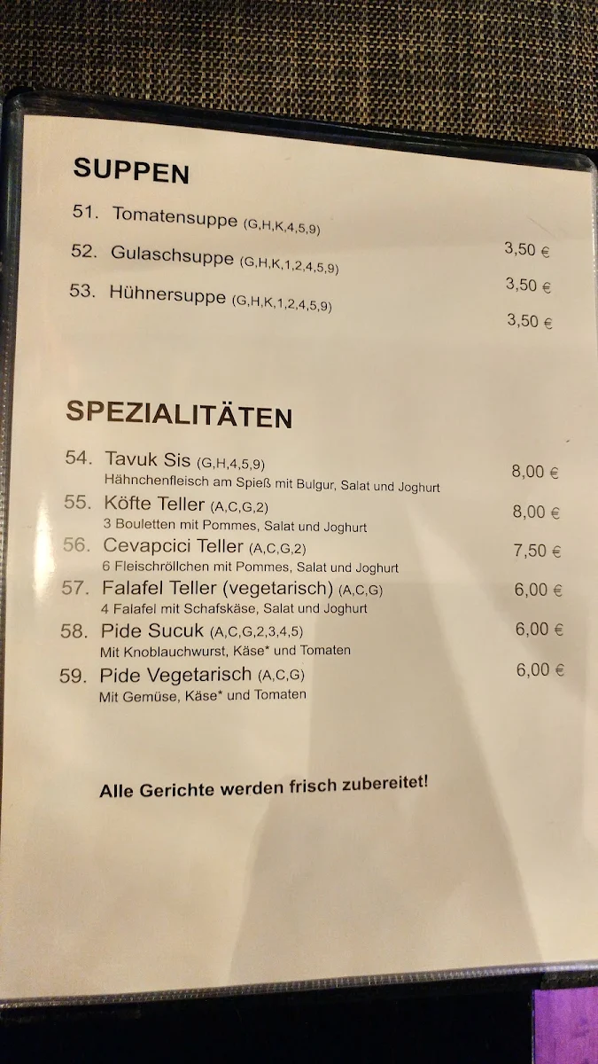 Speisekarte photo 7