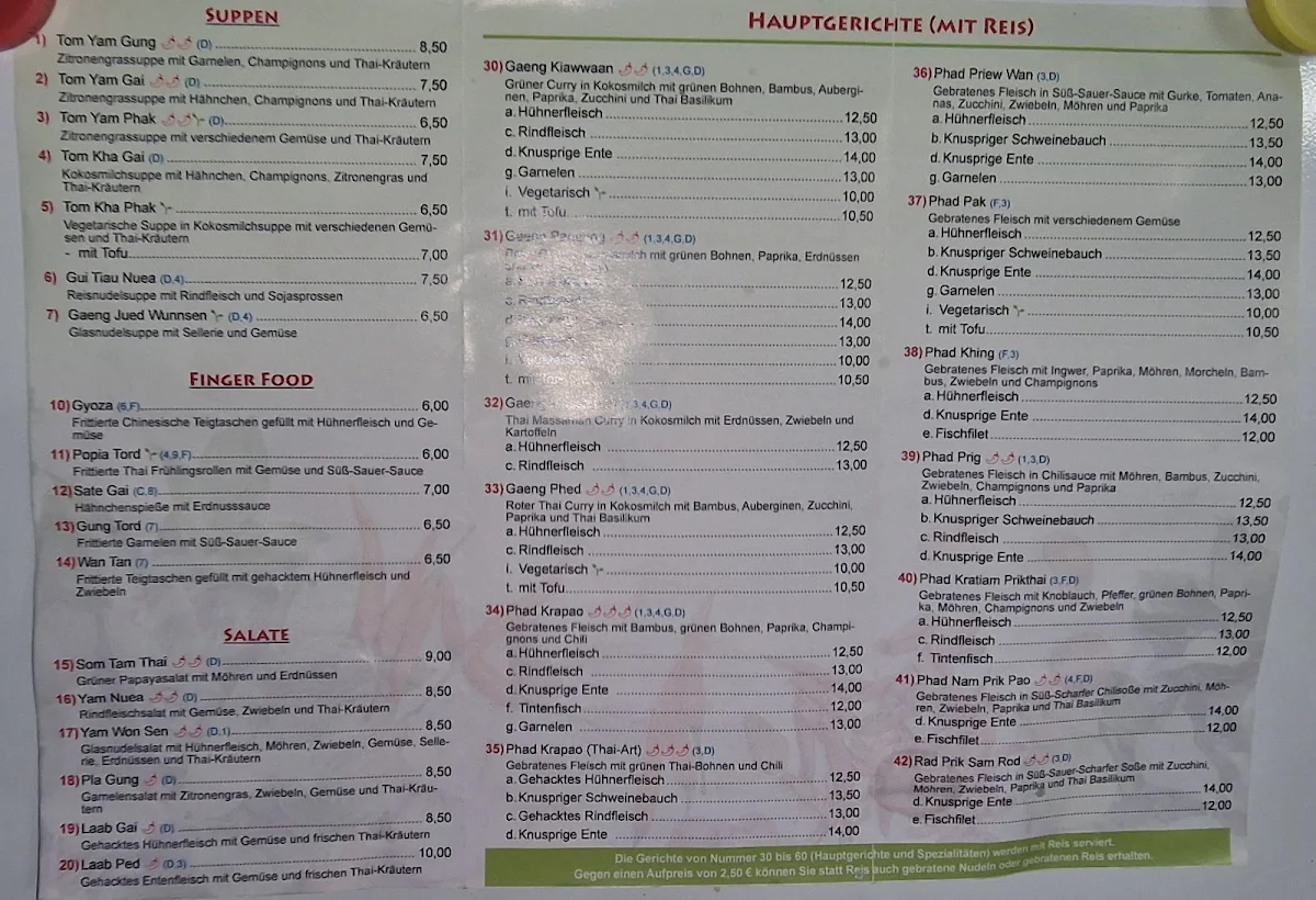 Speisekarte photo 1