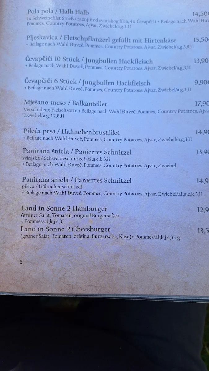 Speisekarte photo 4