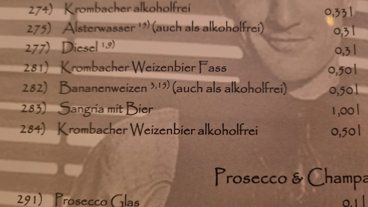 Speisekarte photo 1