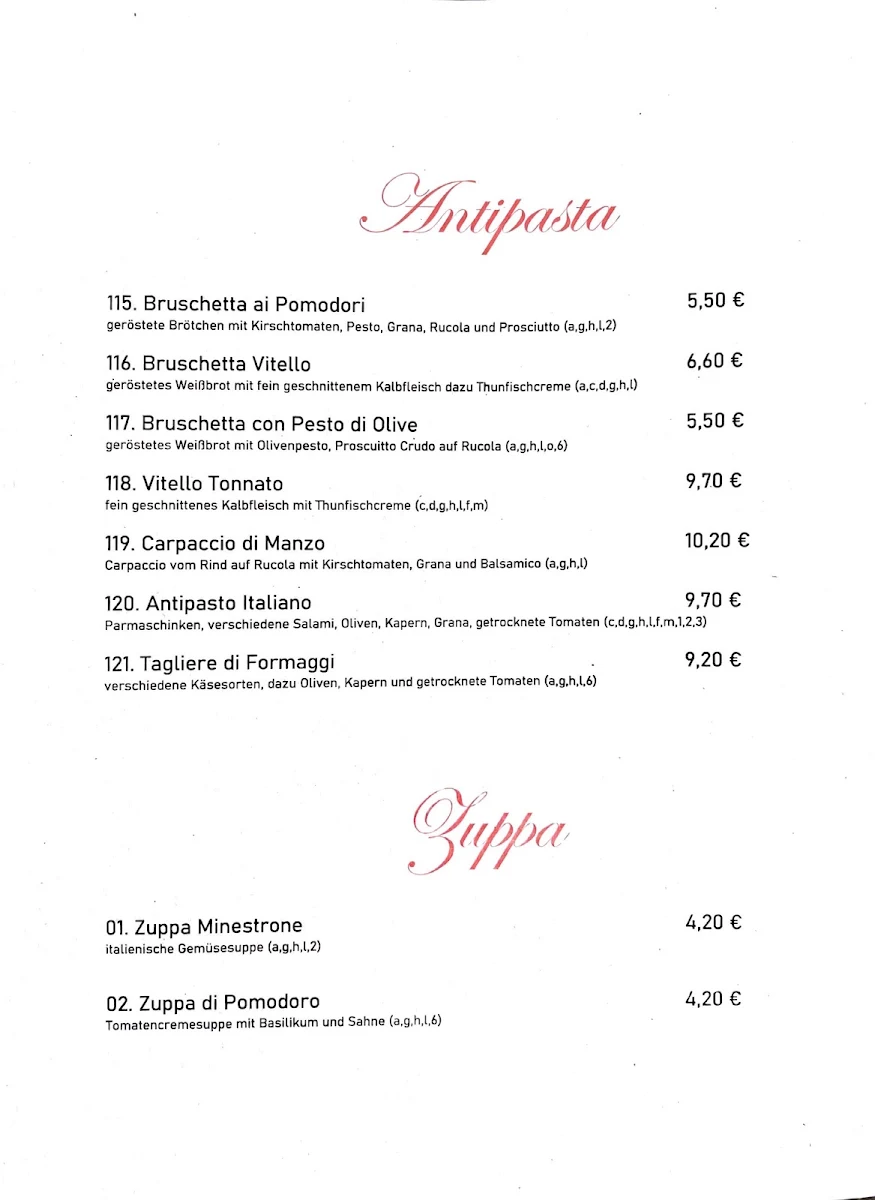 Speisekarte photo 3